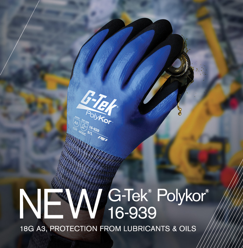 PIP® G-Tek® PolyKor® X7 Double Dip Touch Gloves 